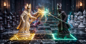 Chess Game King Fantasy 3D Art Wallpaper