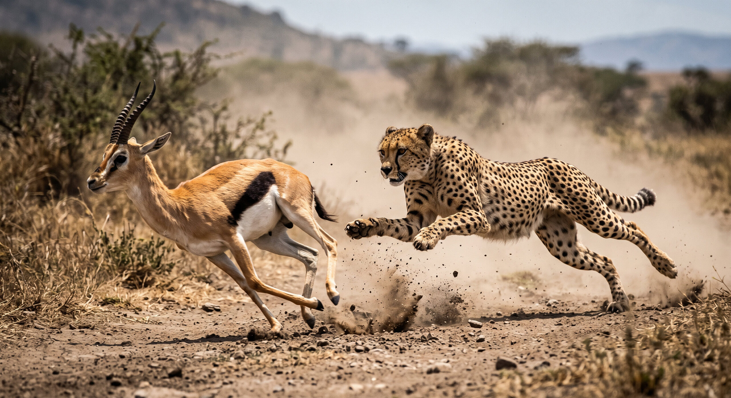 Read more about the article Cheetah Hunting Gazelle Action Wallpaper