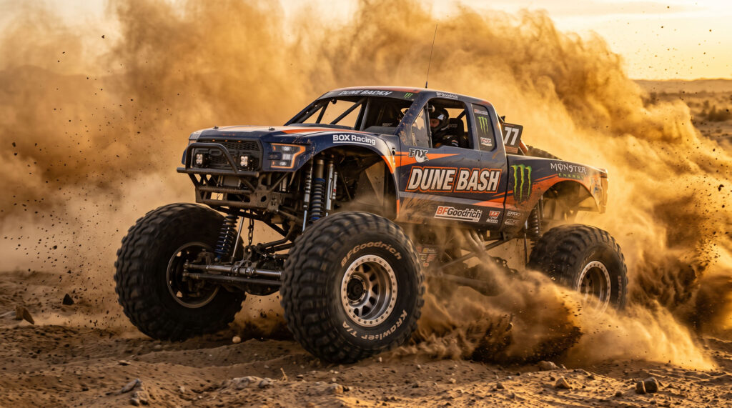 Heavy Duty Monster Truck Offroad Adventure Wallpaper