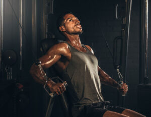 Male GYM Cable Fly Wallpaper